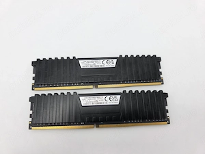 Kit Memorii Ram PC 16GB (2x8GB) DDR4 3200Mhz Corsair Vengeance LPX Serii Consecutive - imagine 2