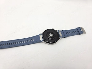 SmartWatch GT 5 46mm Silver-Blue Bratara Silicon Blue Stare Buna - imagine 4