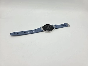 SmartWatch GT 5 46mm Silver-Blue Bratara Silicon Blue Stare Buna - imagine 3