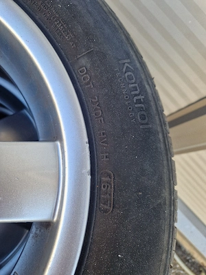 Anvelope 185/65/R15 pe jante borbet  - imagine 2
