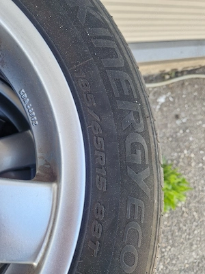 Anvelope 185/65/R15 pe jante borbet 