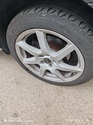 Vând jante 5x112 cu anvelope noi de vara 205/50R17