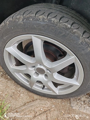 Vând jante 5x112 cu anvelope noi de vara 205/50R17 - imagine 3