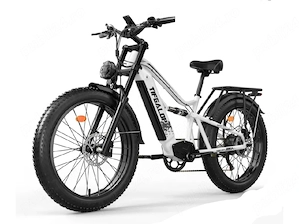 Bicicleta electrică, full suspension, pilot automat