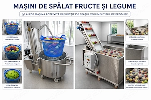 Linie suc natural mere, pere, alte fructe si legume