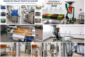 Linie suc natural mere, pere, alte fructe si legume