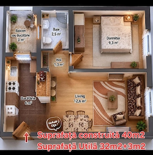 Apartament Izolat-Renovat-Utilat în Sebeș str. M.Kogălniceanu Bl.82, etaj 2,-40.000 euro