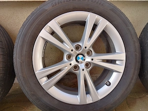 Vând roti aliaj BMW.cauciucuri de vara 225/55r17.Bridgestone stare buna.gentile foarte bune cu senzo - imagine 3
