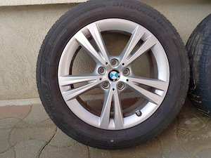 Vând roti aliaj BMW.cauciucuri de vara 225/55r17.Bridgestone stare buna.gentile foarte bune cu senzo - imagine 2