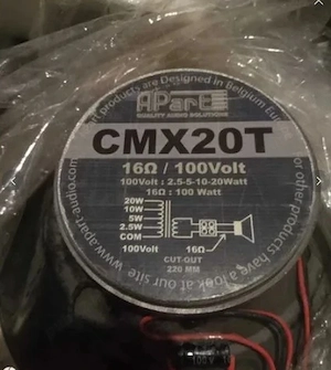 Set 2 Boxe   Difuzoare tavan profesionale Apart CMX20T (100V   16 Ohm)