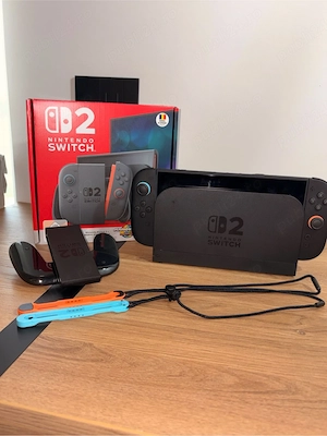 Nintendo Switch 2 + Mario Kart World   Ca Nouă! 