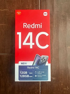 Xiaomi Redmi 14C BLACK 128GB   12GB RAM (6GB + 6GB extins)   Nou, liber de rețea, cu factură Vodafon