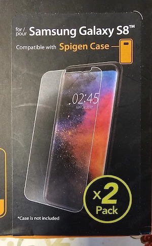 Folii protecție Spigen pentru ecran Galaxy S8 