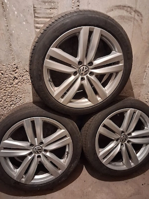 Jante aliaj cu anvelope de vara Michelin  - imagine 2