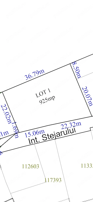 Teren 925mp intravilan com. Domnesti   Sat Teghes - imagine 2