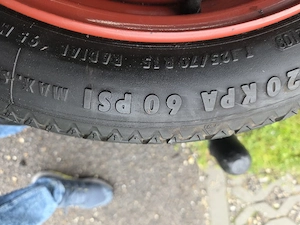 Roată rezervă îngustă  15 inch - imagine 3