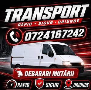 transport marfa debarasari mutari moloz mobila veche 