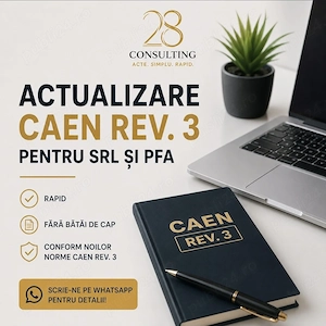 Actualizare CAEN Rev. 3 pentru SRL și PFA