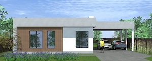 Casa moderna pe parter -direct proprietar