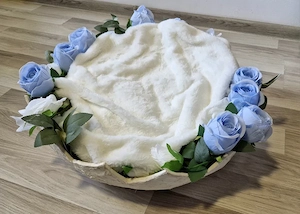 Coajă de ou pentru ședințe foto newborn botez - recuzita foto