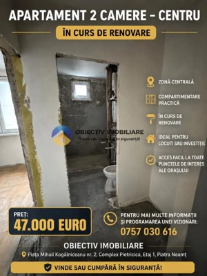 Apartament 2 camere Centru - Piatra Neamt ,ETAJ 3