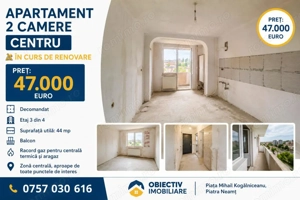Apartament 2 camere Centru - Piatra Neamt , ETAJ 3