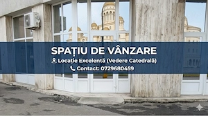 2 spatii comerciale de vanzare langa Catedrala, parter 
