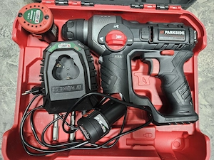 Rotopercutor cu 2 acumulator fără perii PARKSIDE Performance PBHAP 12 A1, cu baterii si încărcător