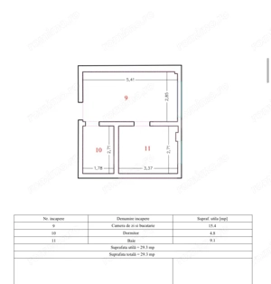 Garsonieră de vanzare, 29 mp, zona Decebal - imagine 4