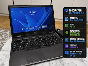 DELL Precision 7540 Ram-48 GB GRAPHICS-NVIDIA Quadro RTX 3000 6 GB