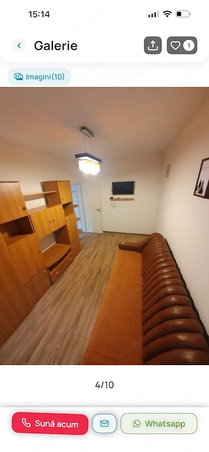 Apartament 2 Camere Decomandat  Centrală Proprie Zona Sud Plaza - imagine 3