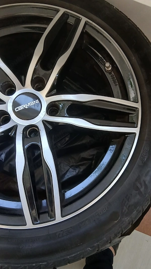 Roti complete 17" 5x108 (235/45 R17 94Y) pentru Volvo S60 D3 si alte modele (Jante 17" CARMANI 14) - imagine 2