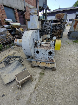 Exhaustor rumegus verde (motor 10kw)
