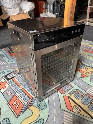 Deshidrator alimente inox 800W, 12 straturi, control digital