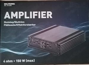 Amplificator auto Biltema nou - imagine 2