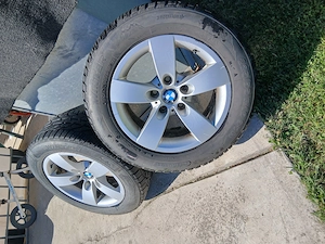 Vând Jante BMW 5×120.  225.55.R16 m+s - imagine 6