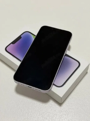 Vând iPhone 14, 128gb, culoarea purple, utilizat, în stare perfecta, fara defecte,. baterie 80%