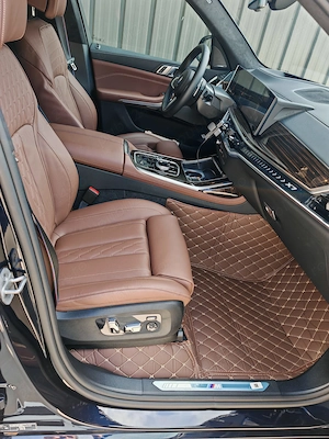 BMW X7 xDrive40i|Model M Sport Pro 2025|7 locuri|7678 km|Negru Carbon metalizat M  - imagine 6