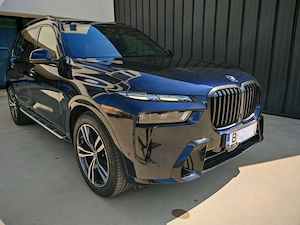 BMW X7 xDrive40i|Model M Sport Pro 2025|7 locuri|7678 km|Negru Carbon metalizat M  - imagine 8
