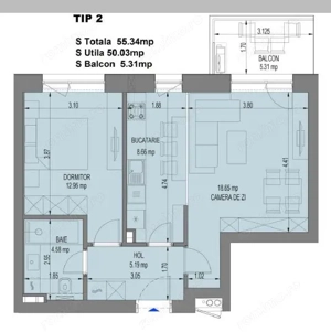 Apartament 2 camere | Nusco City | Faza 2 | Iunie 2026 - imagine 11