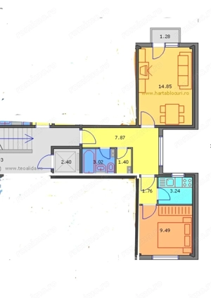 Apartament 2camere.  Bld. Brancoveanu, 3 min de Spitalul de copii Marie Curie - imagine 6