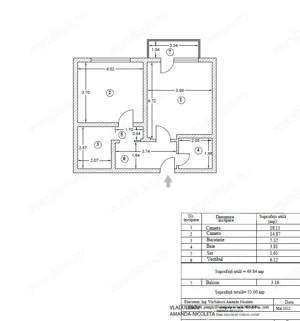 2 camere | Decomandat | Mobilat | Loc parcare - imagine 7