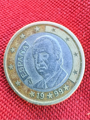 Monedă rară 1 Euro Spania 1999 - colecție, stare bună