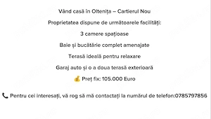 Vând,casă!Oltenița Călărași - imagine 3