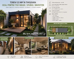 Investiție inteligentă: teren urban pentru casă modulară sau Airbnb