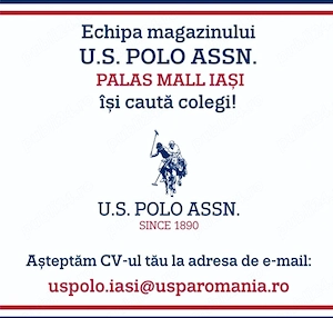 Lucrator comercial US POLO ASSN  Palas Mall IASI