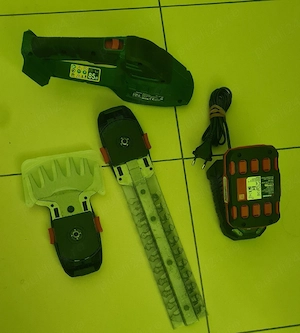 Foarfece cu acumulator pentru gazon și gard viu 20-Li A1   acumulator + încărcător inclus