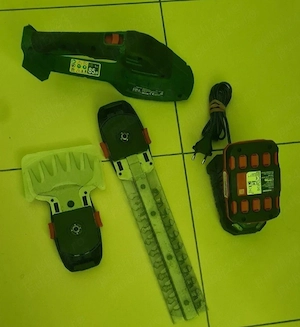 Foarfece cu acumulator pentru gazon și gard viu 20-Li A1 acumulator + încărcător inclus
