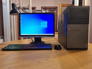 PC Dell OptiPlex 9020 MT, i5-4590, 8 GB RAM, 120 GB SSD 1000 GB HDD, AMD Radeon R7 240 2 GB, Win10