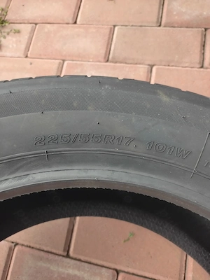 2 anvelope Noi  225/55/17 Firestone vara  - imagine 2